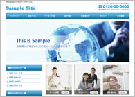 テーマNo.133[ビジネスBLUE]