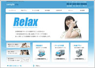 テーマNo.007[ポップBLUE]