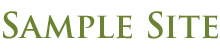 Sample site