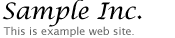 ホームページサンプル株式会社